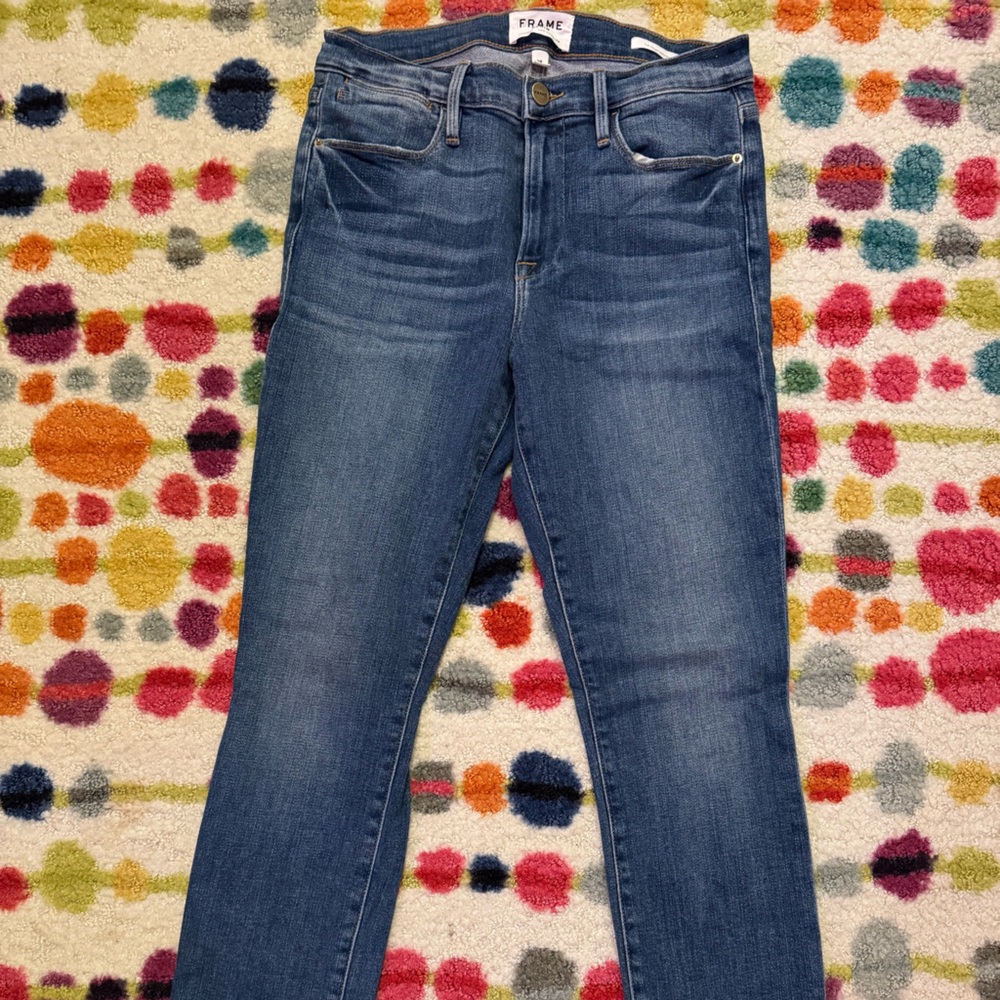 Frame women jeans size 28 le high skinny jeans